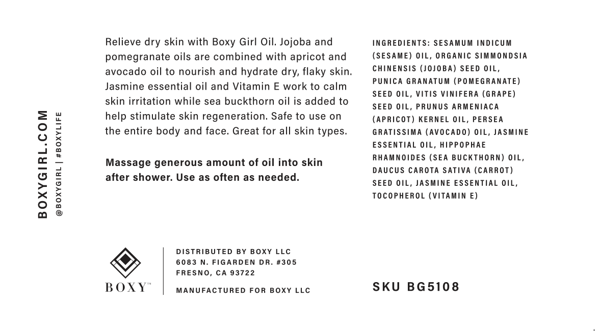 Boxy Girl® Oil