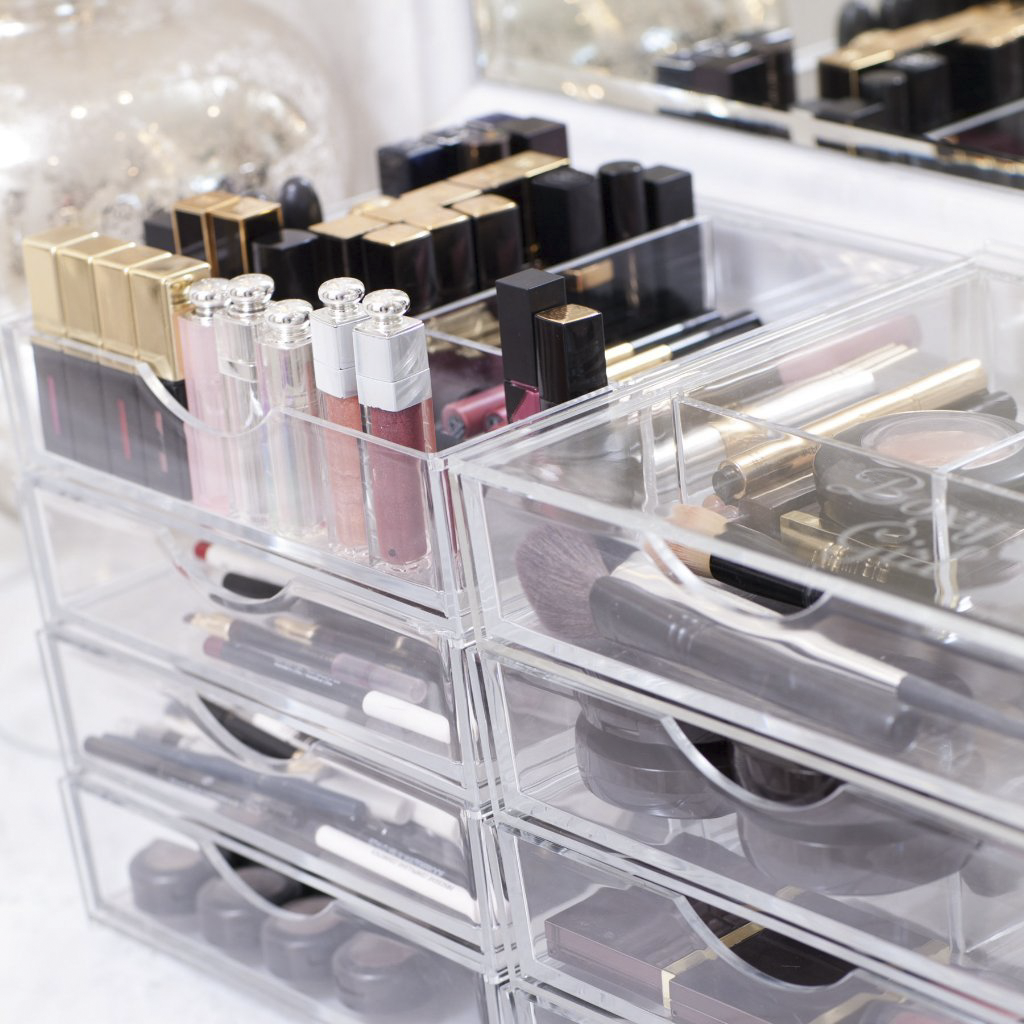 Boxy Girl® Four Stack - Acrylic Makeup Organizer with Drawers