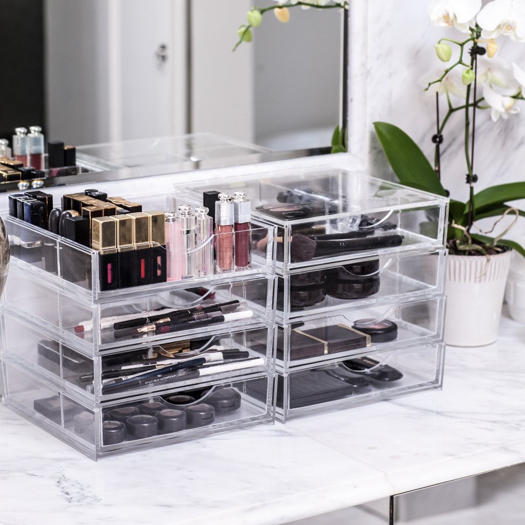 Boxy Girl® Four Stack - Acrylic Makeup Organizer with Drawers