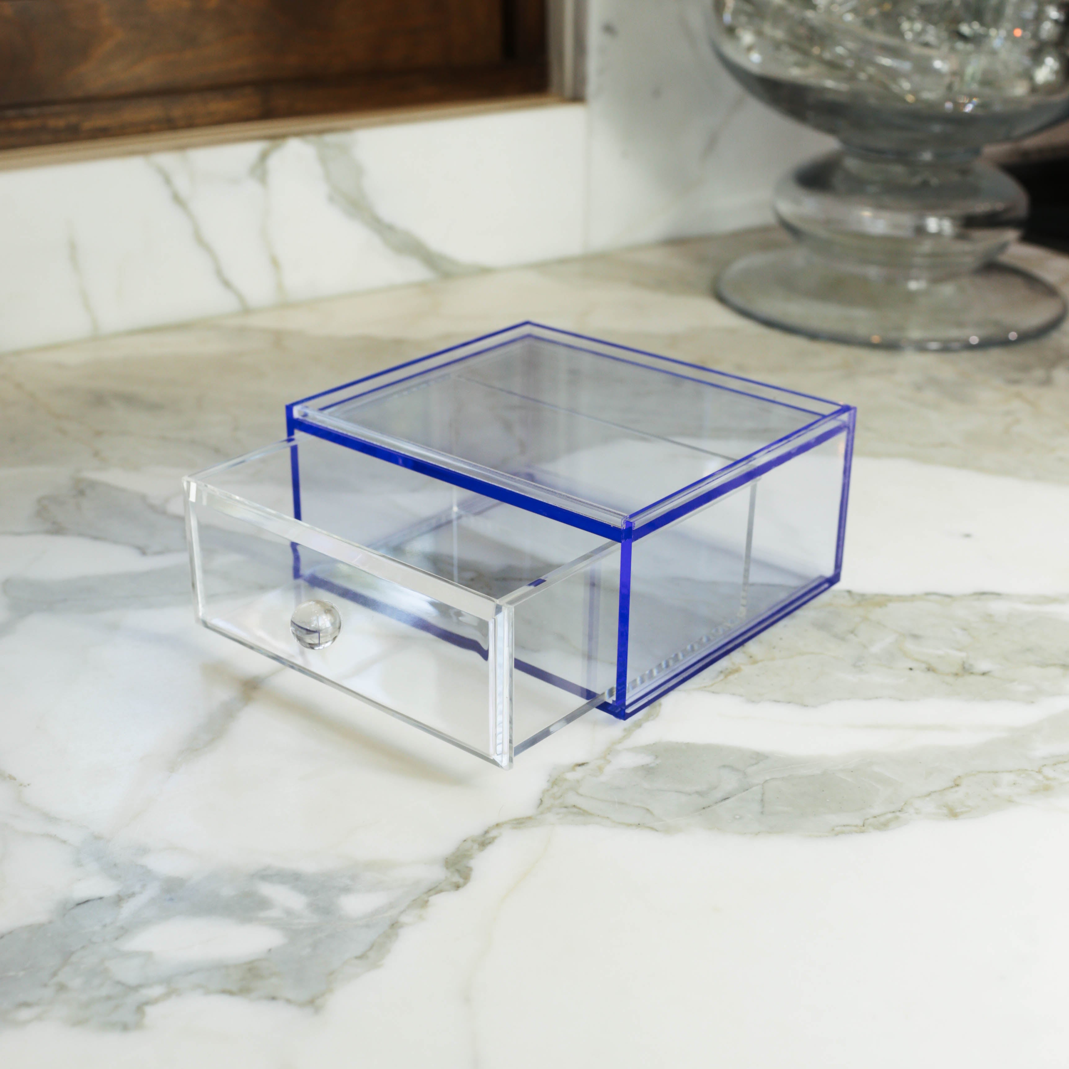 Blue Stackable Box